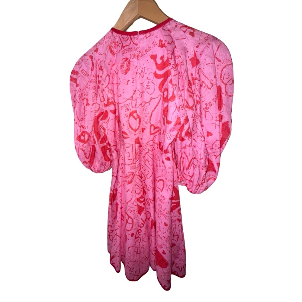 Zimmermann Pink and Red Graphic Dress - Picture 5 of 11